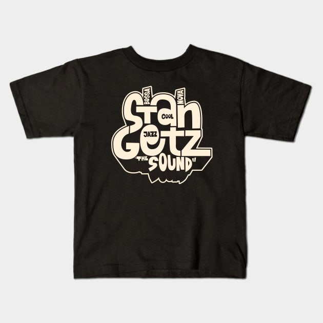 Stan Getz - Bossa Nova Legend from Brazil Kids T-Shirt by Boogosh